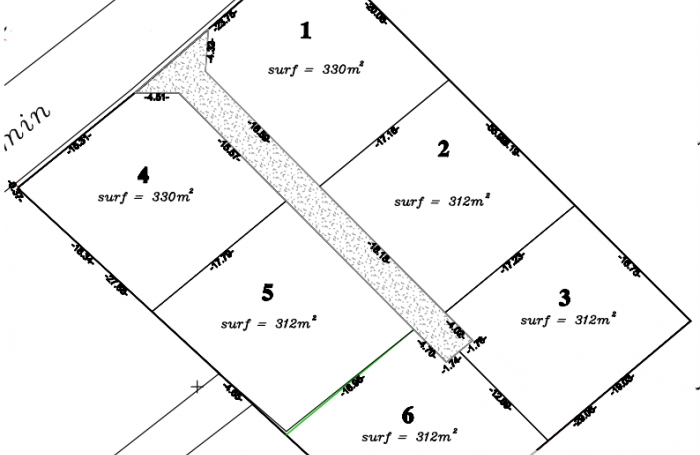 Vente Terrain 312m&sup2; Ravine des Cabris