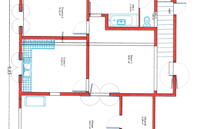 Vente Maison 150m&sup2; 8 pièces Sainte Marie