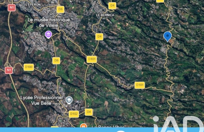 Vente Terrain 401m&sup2; Saint Gilles Les Hauts