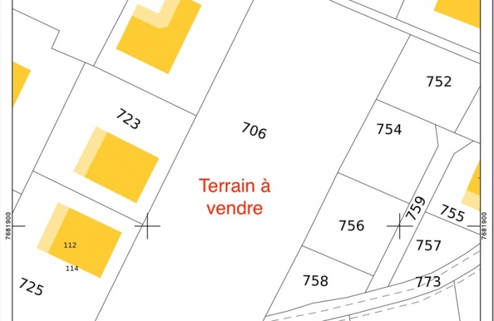 Vente Terrain 2208m&sup2; La Possession