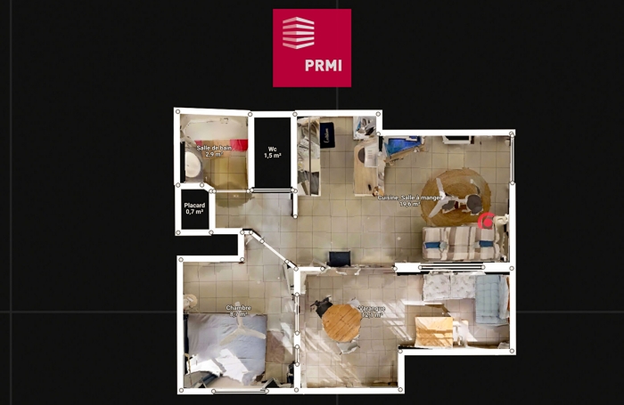 Vente Appartement 35m&sup2; 2 pi&egrave;ces La Possession