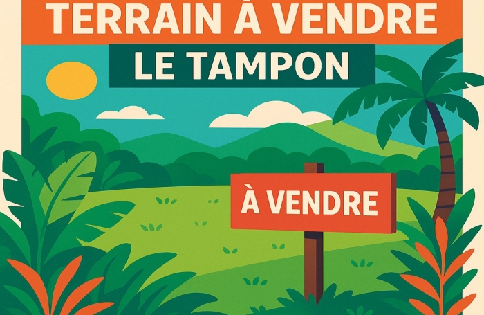 Vente Terrain 579.00m&sup2; Le Tampon