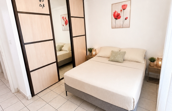 Vente Appartement 56m&sup2; 3 pièces Saint Gilles les Bains