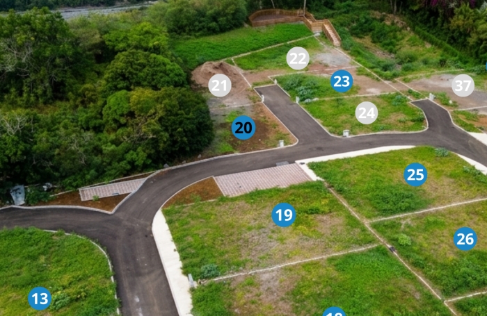 Vente Terrain 214m&sup2; Rivi&egrave;re Saint Louis