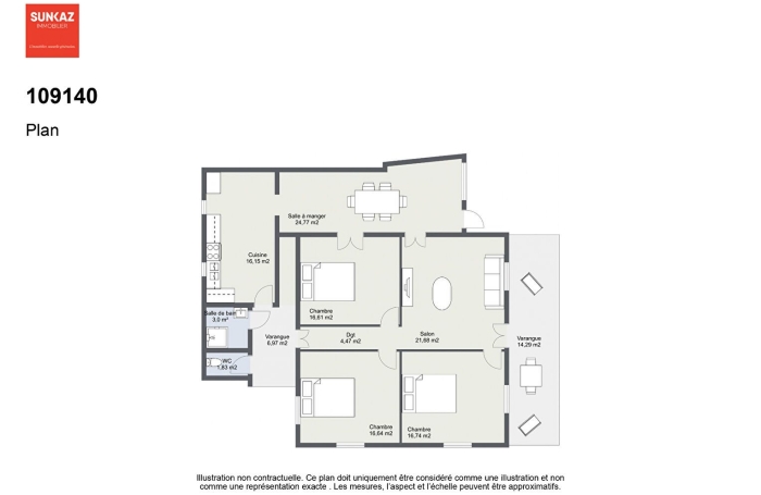 Vente Maison 121.89m&sup2; 4 pièces Saint-Pierre
