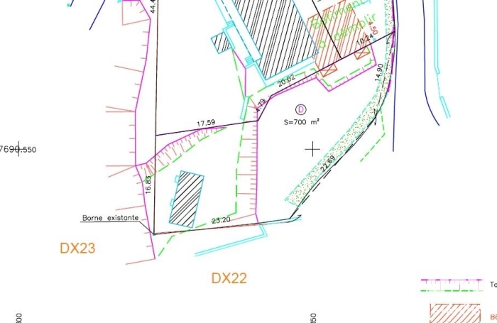 Vente Terrain 700m&sup2; Saint Denis